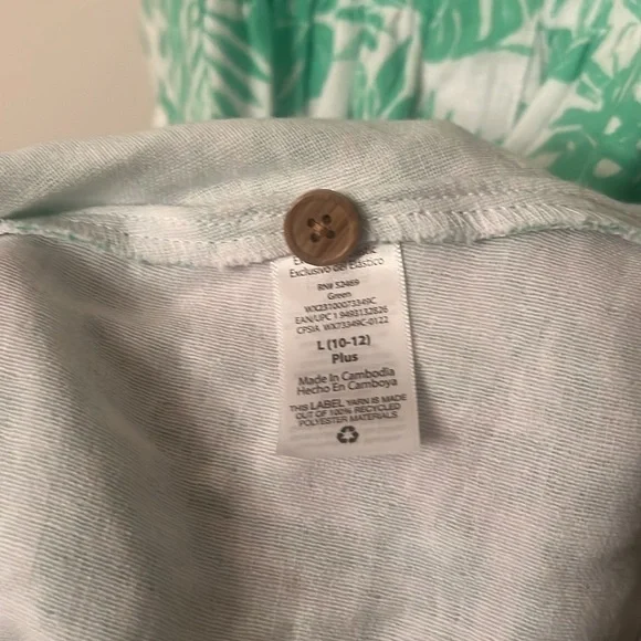 👧🏻Wonder Nation cotton tropical leaf sundress - Picture 6 of 6